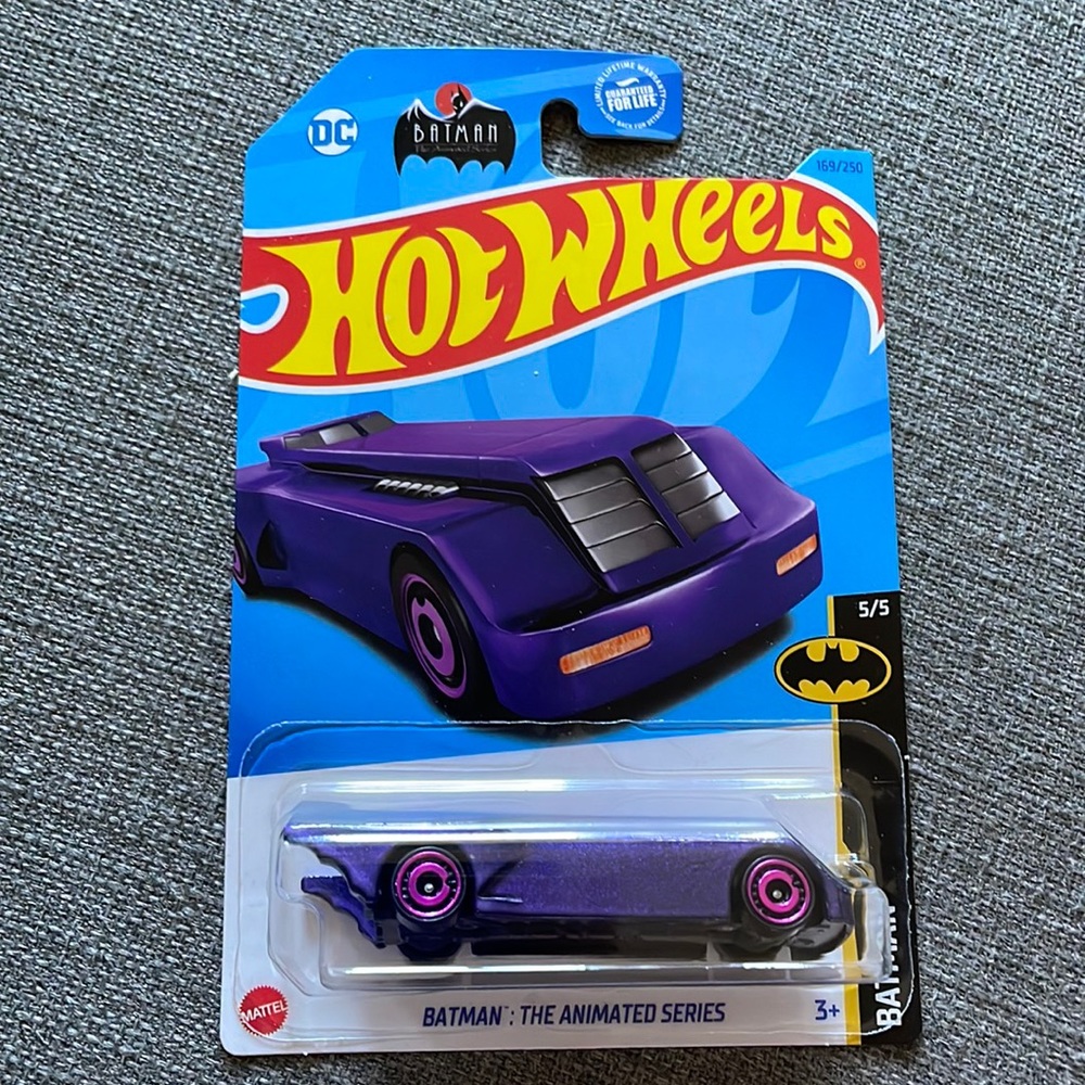 Hot Wheels DC Metallic Purple Batman Car